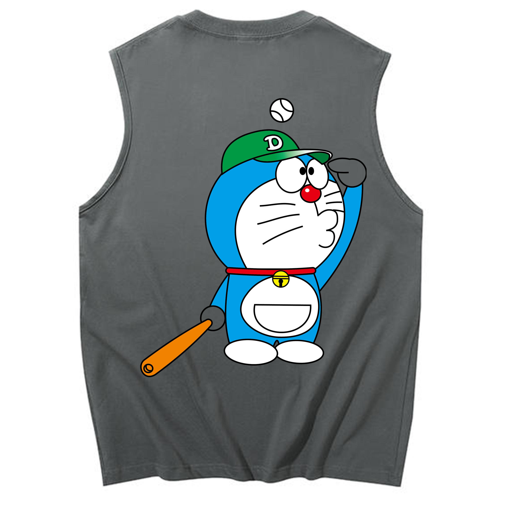 （画像用） ドラえもん Doraemon コットン100％タンクトップ（背面プリント）